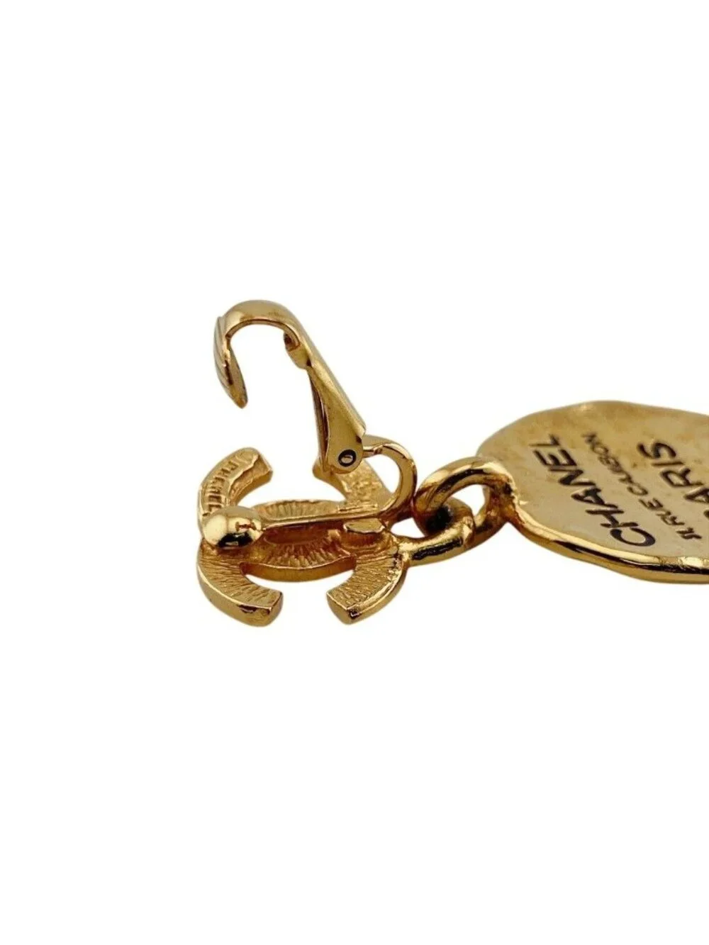 Chanel 31 Rue Cambon Earrings Gold